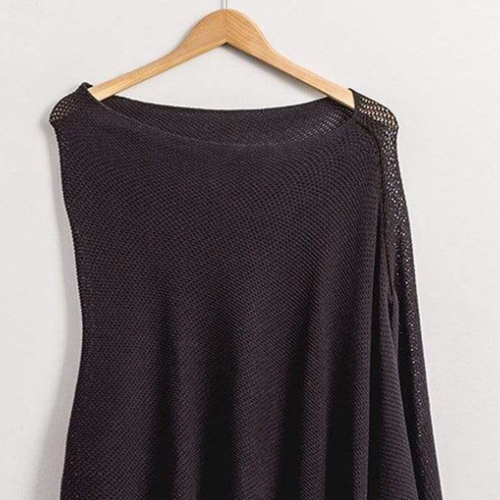 WE ARE AMMA BLACK COCOON - nursing cover